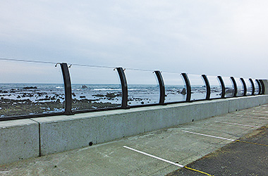 船川港　飛沫返し　秋田県男鹿市